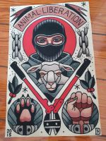 Animal Liberation von Sebastian Domaschke Tattoo Print Kiel - Hassee-Vieburg Vorschau