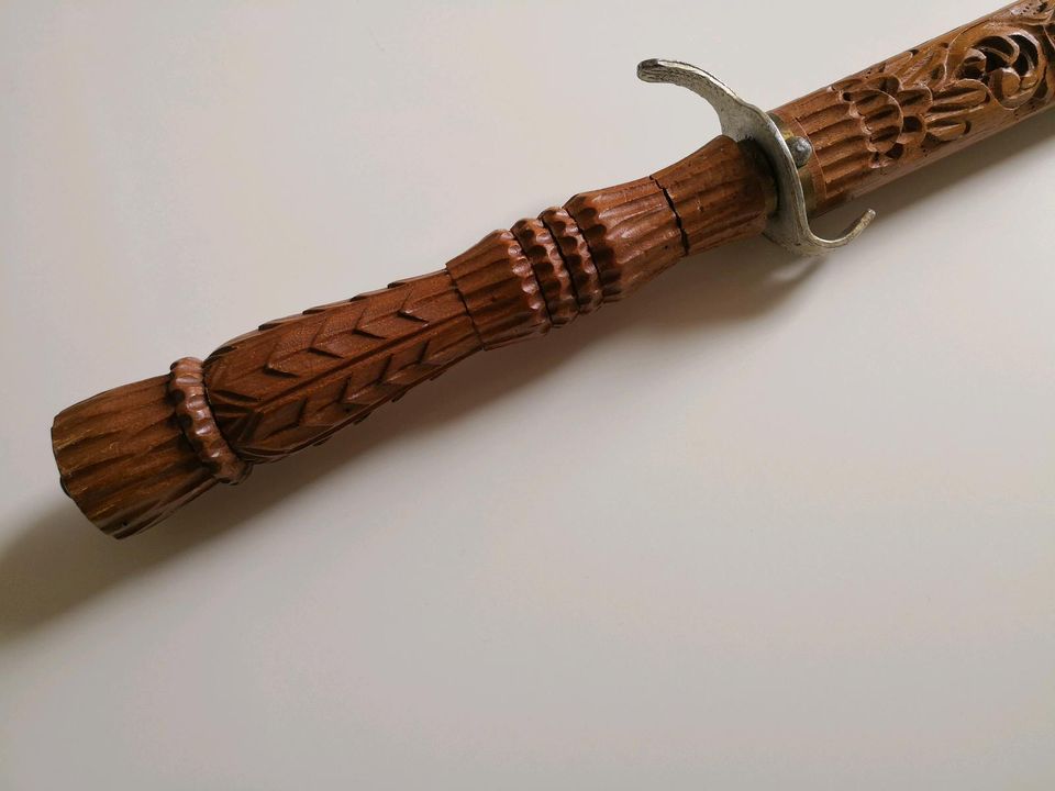 Thai Teakbaum Vintage Sword handgemacht 93 cm in Lebach