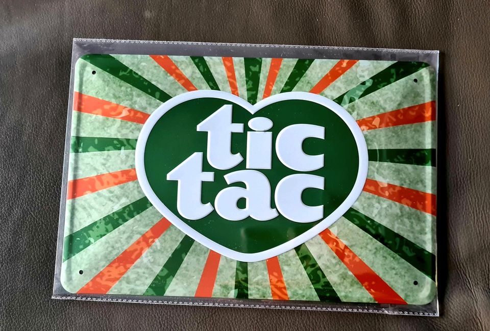 Nostalgieschild TicTac Blechsschild Werbeschild in Laatzen