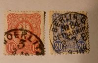 Briefmarken Deutsches Reich Mi-Nr 33-34 geprüft gestempelt ab & a Niedersachsen - Westoverledingen Vorschau