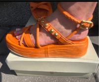 A.S.98 Airstep Plateau Sandalette Gr.40 Orange neuw. Niedersachsen - Nordhorn Vorschau