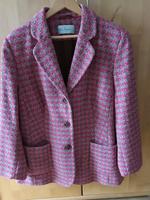 Damen Blazer aus Wolle, rosé/grau gemustert Saarland - Ottweiler Vorschau