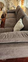 Couch massiv Federkern, pflegeleicht, kakaofarbig München - Laim Vorschau