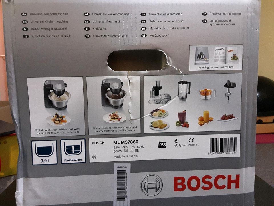 Küchenmaschine Bosch MUM 57860, 900 W, 3,9 l in Algermissen