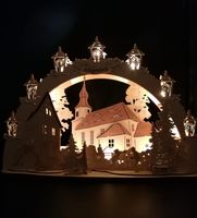 Schwibbogen Klingenberg Kirche,Holzkunst aus dem Erzgebirge Sachsen - Rabenau Vorschau