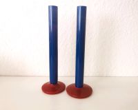 Set 2 x Vase Glas blau rot Retro 25 cm Postmoderne Memphis Style Hannover - Vahrenwald-List Vorschau