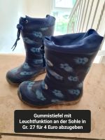 Gummistiefel "Fußball" mit Leuchtfunktion Größe 27 Bayern - Kulmbach Vorschau