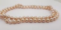 8x9.5mm Pink Edison Freshwater Pearls - 14 kt Gold - Halskette Bayern - Deggendorf Vorschau