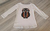 Gina Shirt Pulli 3/4 Langarmshirt Gr 36 altweiss Eule Pailletten Essen - Essen-Kray Vorschau