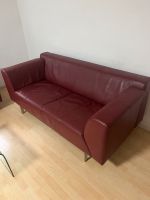 2x Rolf Benz Ledersofa Linea rot Nordrhein-Westfalen - Bergisch Gladbach Vorschau