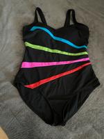 Bonprix Damen Badeanzug 46 Schwarz/Bunt Niedersachsen - Schüttorf Vorschau