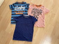 Set 3 T-Shirts Jungs 134/140 kurzarm gestreift blau weiß orange Bayern - Bad Aibling Vorschau