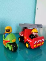 ❤️ Playmobil 123 Feuerwehr und Motorrad Sachsen - Wilkau-Haßlau Vorschau