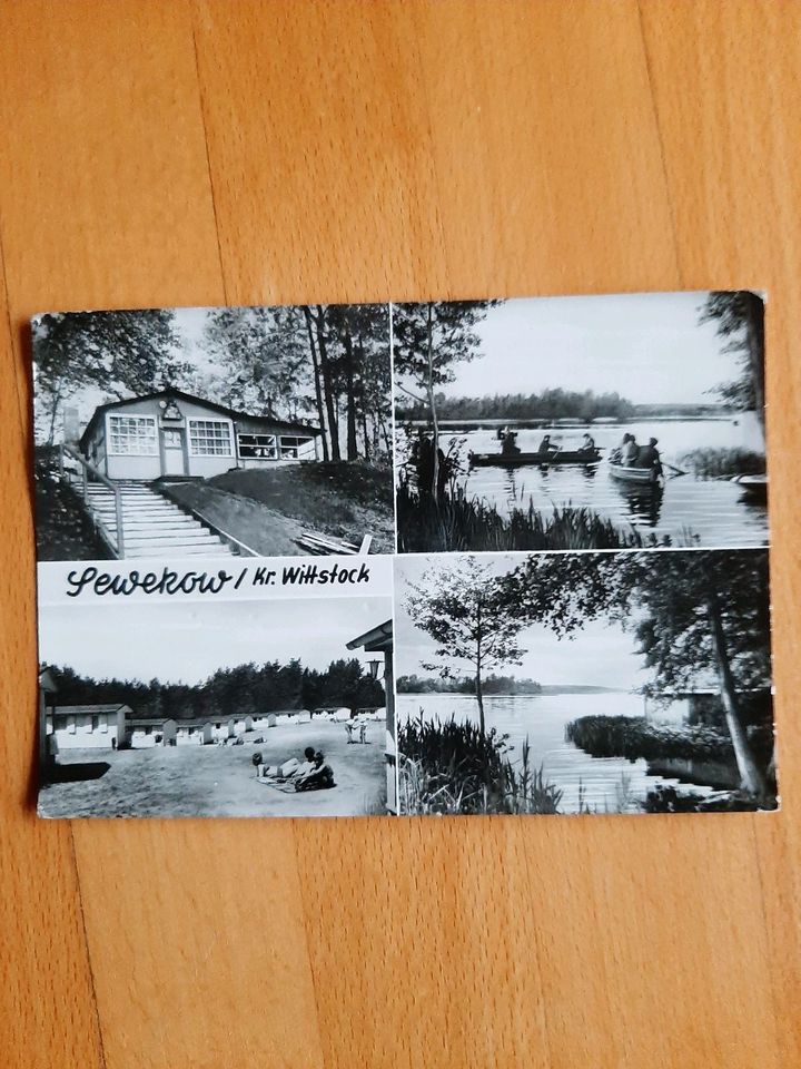 DDR Postkarte von Sewekow Kreis Wittstock in Hansestadt Seehausen