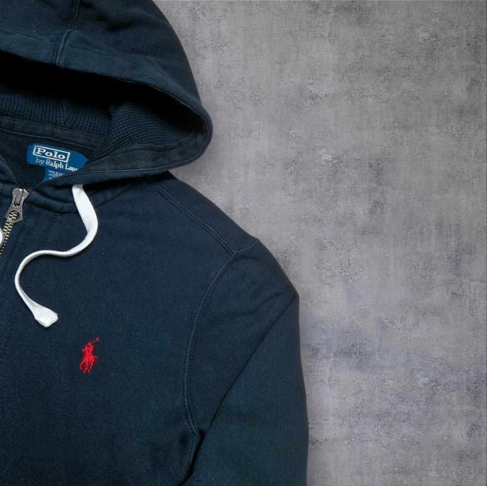 Vintage Ralph Lauren Pullover/Hoodie Schwarz rotes Logo M in Mannheim