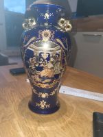 Chinesische Vase gold blau 30cm Bayern - Bayreuth Vorschau