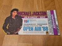 Original  Michael Jackson Konzertkarte von  1988 Nordrhein-Westfalen - Alsdorf Vorschau