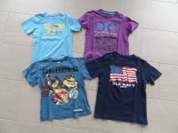 T-Shirts - 4 x Shirts - Gr. 128/134 - Angry Birds etc. Bayern - Großheirath Vorschau