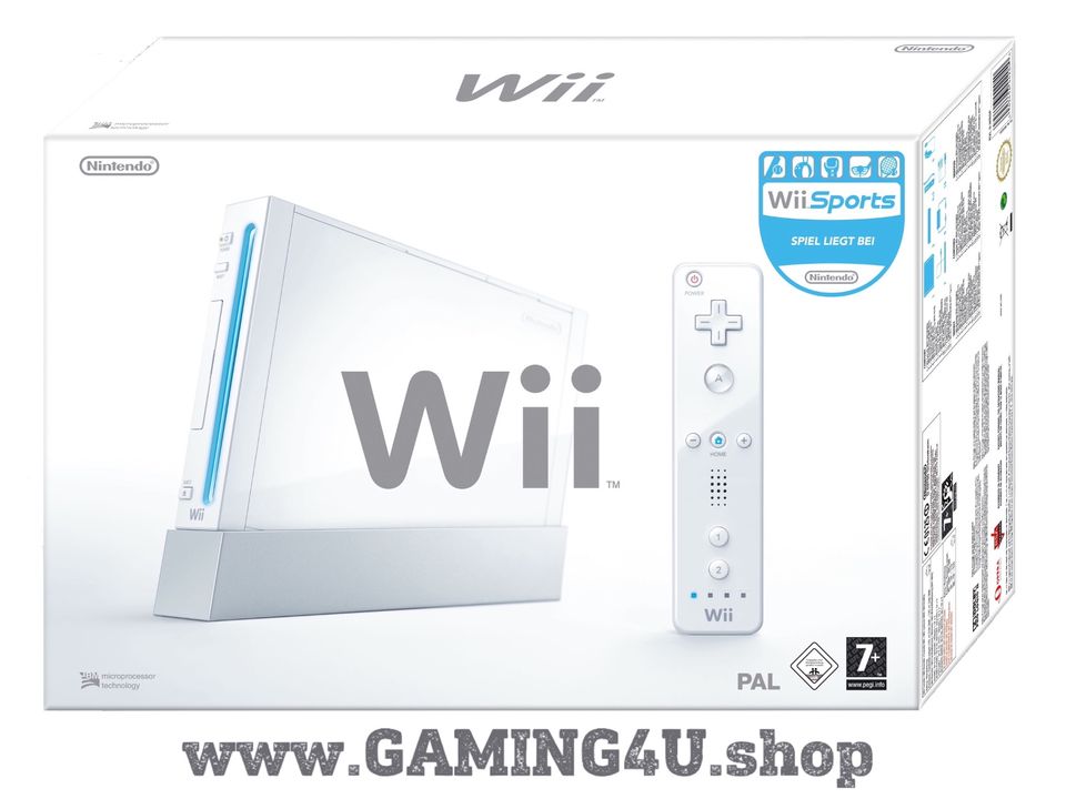 Nintendo Wii Konsole weiß Sports OVP + ORIGINAL Remote Controller in Aulendorf