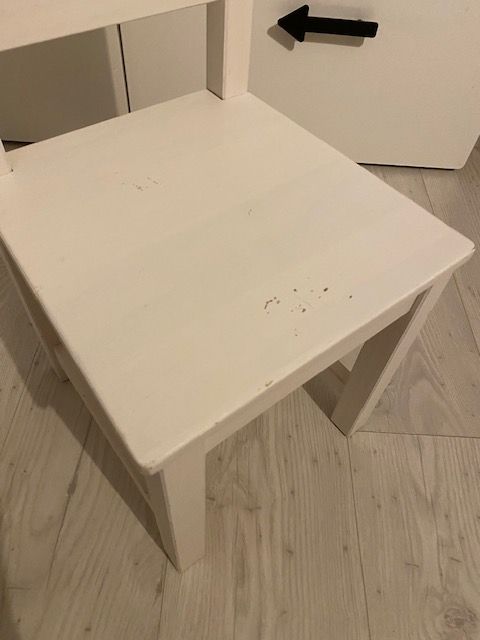 IKEA Kinderstuhl SUNDVIK weiss (guter Zustand) in Oschatz