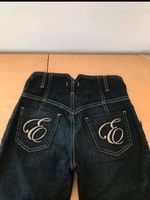 Ausgefallene Highwaist y2k Jeans mit hohem Bund und tribal, Gr XS Berlin - Köpenick Vorschau