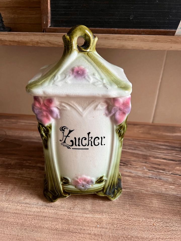 Traumhafte antike Jugendstil Vorratsdose Zucker, Zuckerdose in Berlin