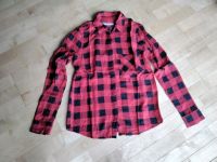 Pull and bear Bluse, Hemd, kariert, schwarz-rot, Gr. xXS Bochum - Bochum-Nord Vorschau