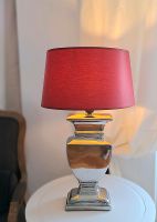 XL Tischlampe Leuchte Silber Shabby Chic rot 60cm Lampe Hessen - Fuldatal Vorschau