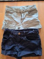 2 x Mädchenshorts von H&M, Gr.146, khaki/schwarz Bayern - Germering Vorschau