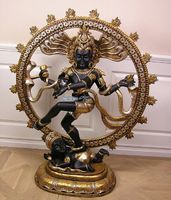 Shiva Figur Statue Skulptur Buddha Nataraj Nataraja Natraj 47AX47 Nordrhein-Westfalen - Enger Vorschau