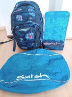 Satch Schulranzen in blau mit Etui, Heftebox und Regencape Niedersachsen - Goslar Vorschau
