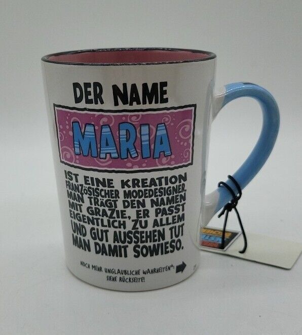 Weltbester Becher - Maria Geschenk Kaffee Geburtstag Namenstasse in Hamdorf