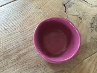 Teelichthalter weinrot Schale handmade Hessen - Steinau an der Straße Vorschau