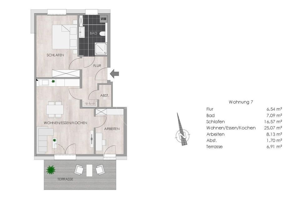 Sensationelle Lage mit Garten, Tiefgaragenstellplatz und Aufzug in Parsberg