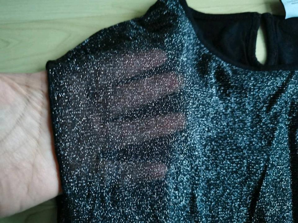 Gr. 134 Rock Kleid Ernstings Family H&M Glitzer festlich Sommer in Zeitz