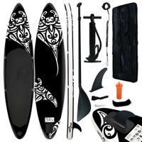 Aufblasbares Stand Up Paddle Board Set 366x76x15 cm Schwarz Bayern - Bad Kissingen Vorschau