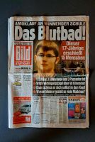 Bild Zeitung vom 12.3.2009. Das Blutbad. Winnenden/Tim K/Komplett Baden-Württemberg - Korb Vorschau