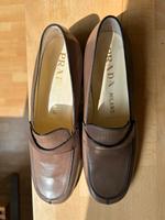 Prada Loafer Damen Gr. 38 – Echtleder – Braun – Made in Italy Altona - Hamburg Groß Flottbek Vorschau