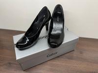 Damen-Lack-Pumps Gr. 37 Gabor Schwarz Absatzhöhe 7 cm Nürnberg (Mittelfr) - Mitte Vorschau