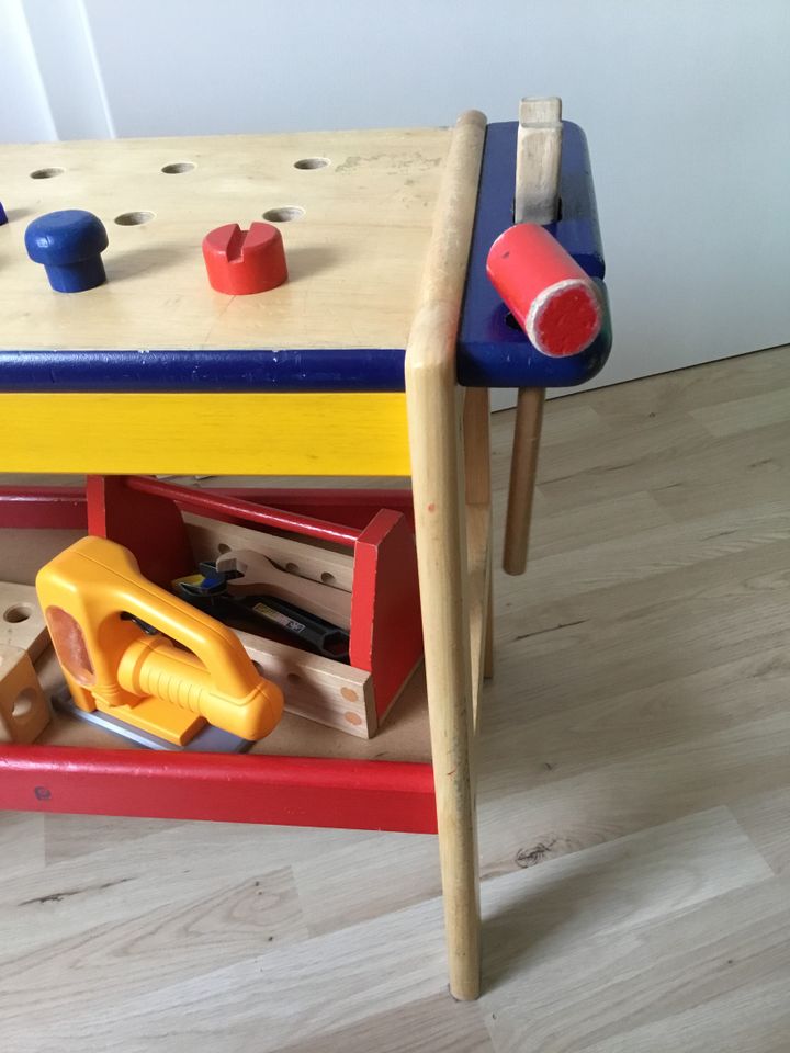 Pintoy Kinder Werkbank aus Holz + Zubehör in Schwabach