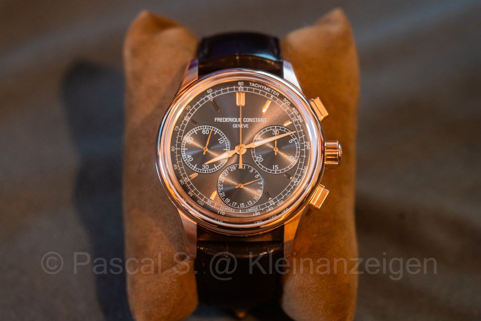 Frederique Constant Flyback Chronograph Manufacture Gold Full Set in Bühlertal