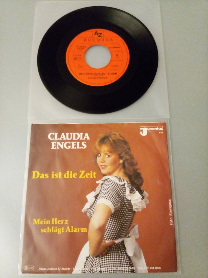 Claudia Engels ‎Single – Das Ist Die Zeit ‎– Deutschland 1986 in Köln