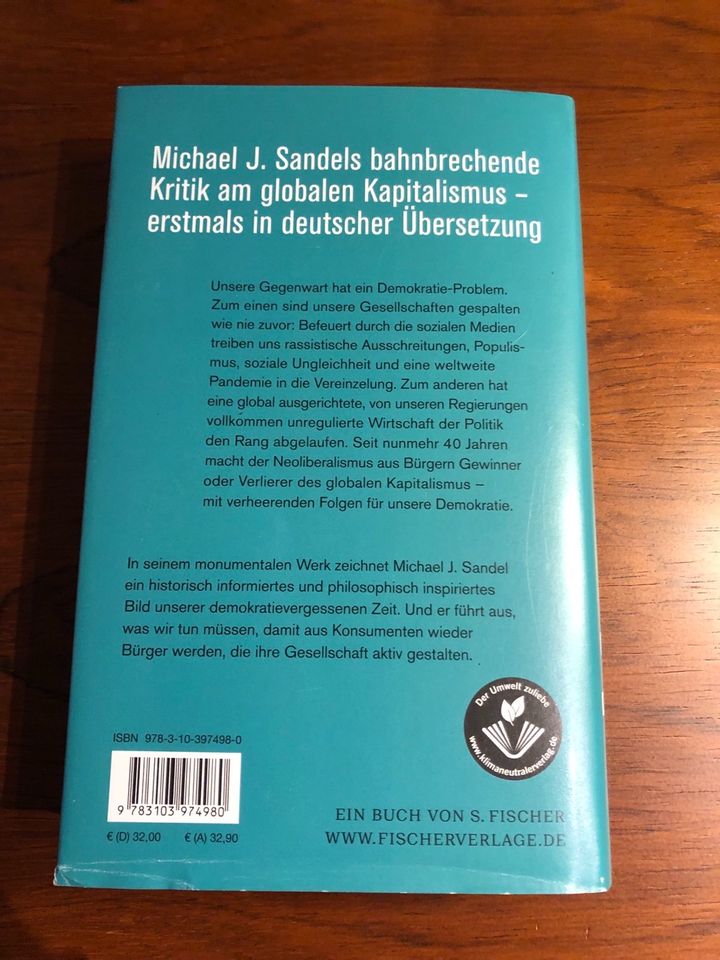 Michael J. Sandel: Das Unbehagen der Demokratie (2023) in Berlin