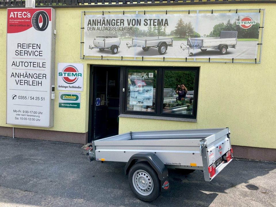 PKW Anhänger STEMA S15 | 2,01x1,08m | 750kg Kastenhänger gebremst in Cottbus