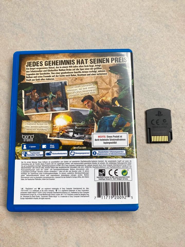 PS VITA-Spiel "Uncharted Golden Abyss" in Schopfheim