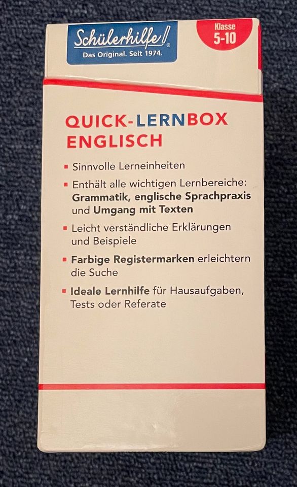 Lernkarten Englisch in Heroldstatt