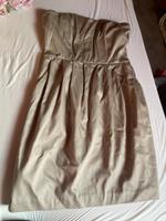 Kleid trägerlos Gr.  36 beige Schleswig-Holstein - Gettorf Vorschau