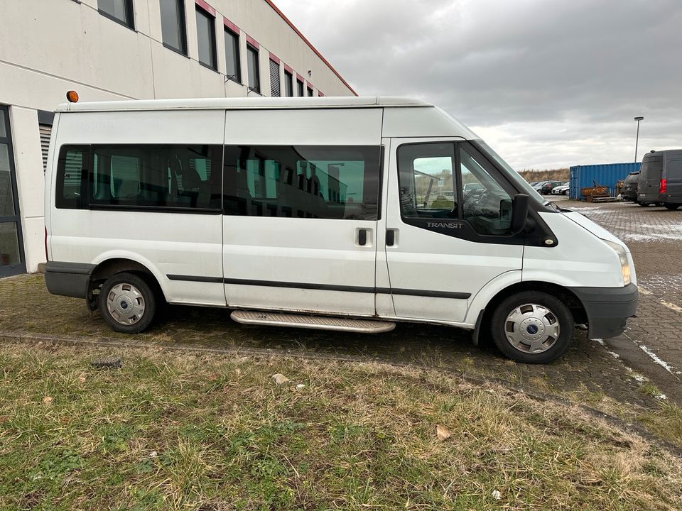 Ford Transit 2.2 TÜV-neu 9Sitze Klima Standheizung Tempom ZV elFH in Ziesendorf