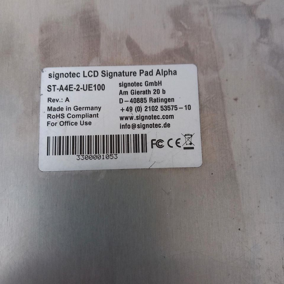 Signotec LCD Signature Pad Alpha mit Stift in Rottenburg am Neckar