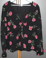 H&M Bluse 50 Sommer Shirt Tunika schwarz Blumen elegant w Neu Nordrhein-Westfalen - Recklinghausen Vorschau